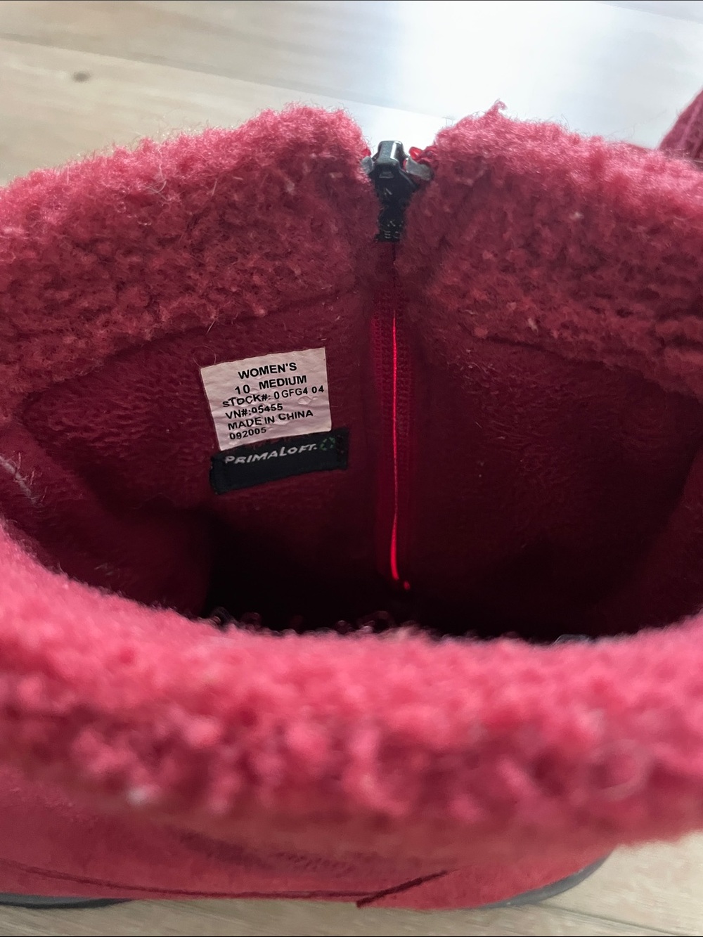 L.L. Bean Women 10 250641 Maroon Zip Up Boots - Picture 4 of 8